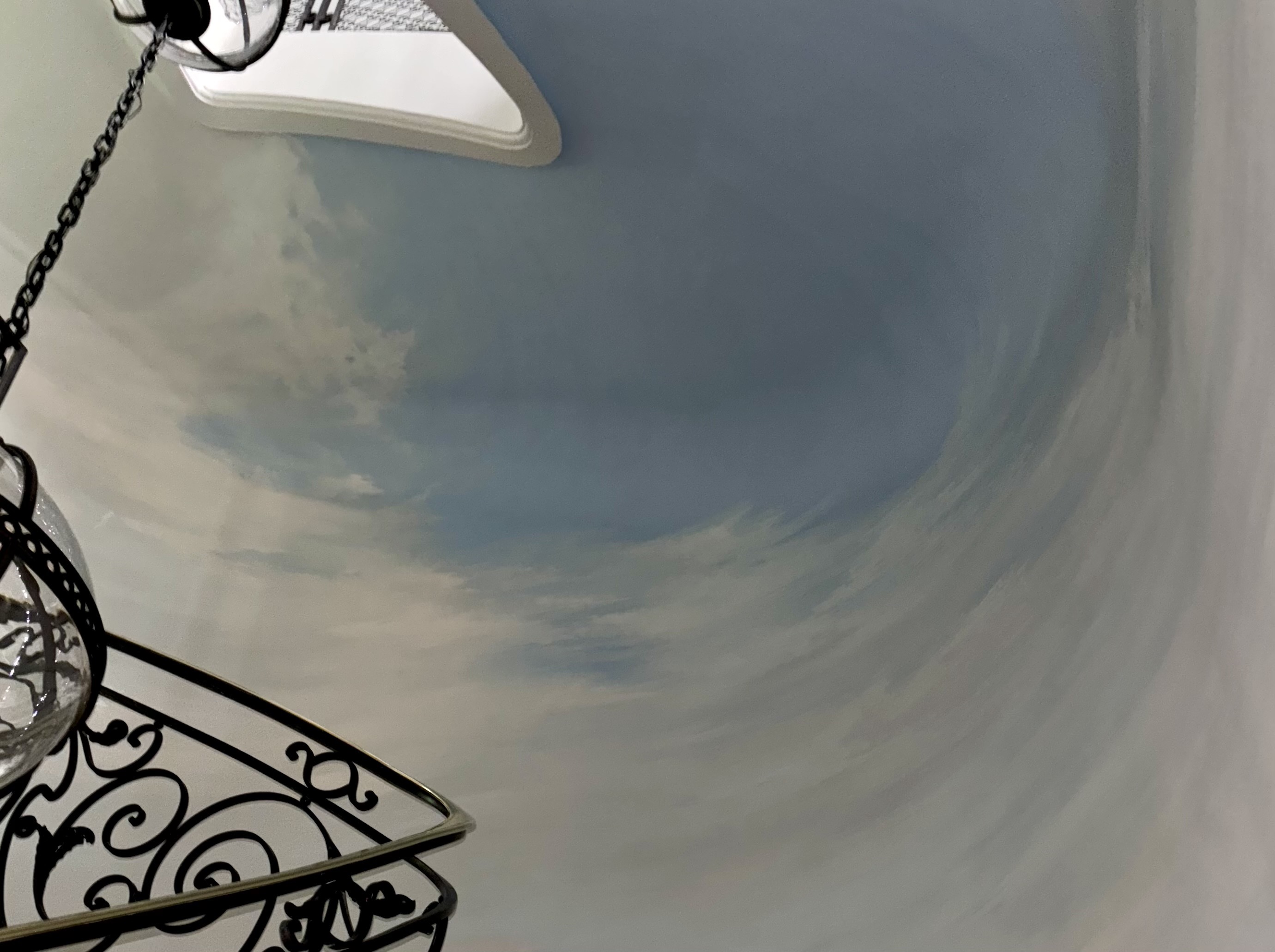 BESOIN D'AIR, peinture panoramique, travail à l'acrylique in situ, 2024, dimensions variables.