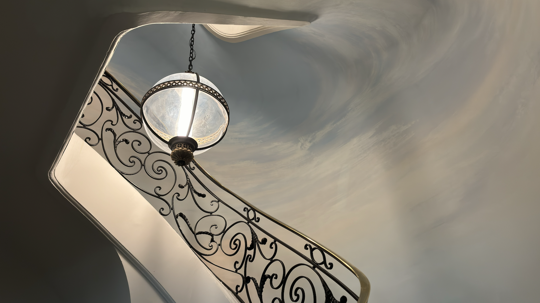 Peinture panoramique, travail à l'acrylique, dimensions variables.