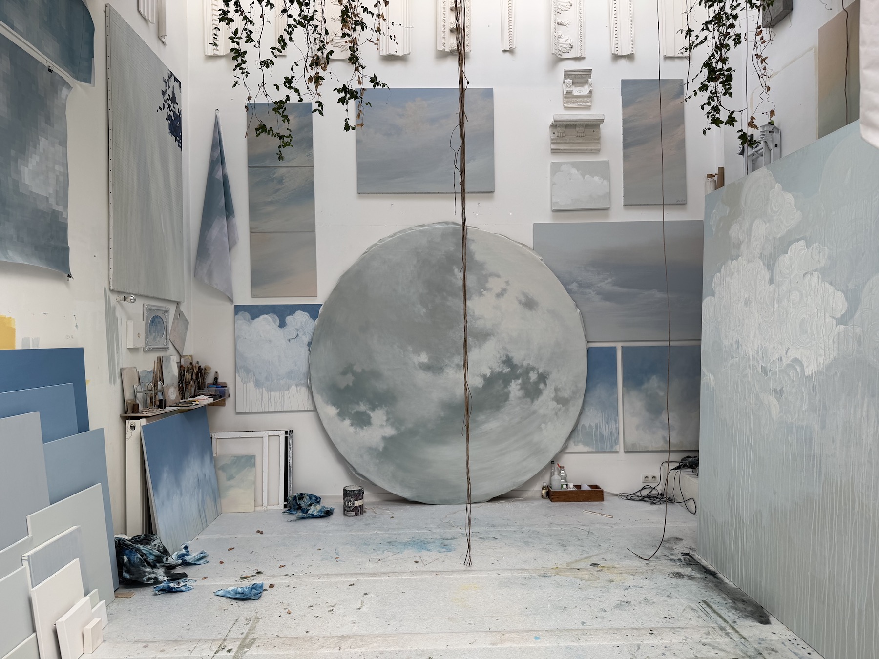 UTOPIA, travaux en cours, atelier Paris 19e.